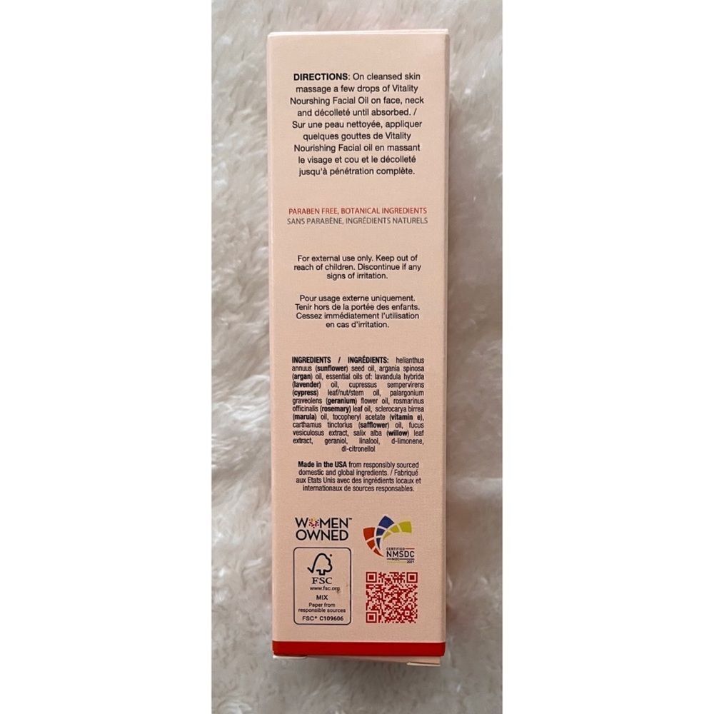 NIB Sonage Vitality Nourishing Facial Oil Instant Radiance Sensory Oil Blend - Picture 7 of 10